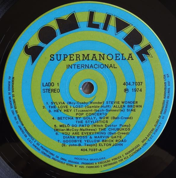 Supermanoela - Trilha Sonora Internacional da Novela - 20% a 50% Off °