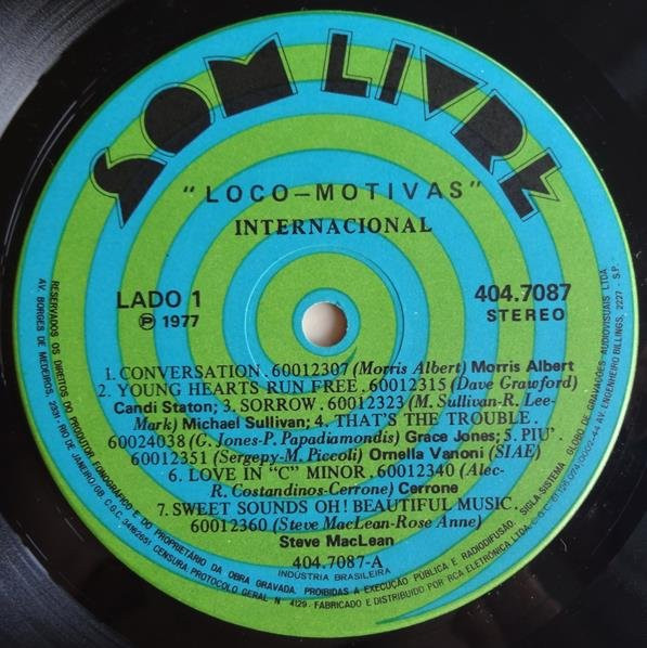 Loco-Motivas - Trilha Sonora Internacional - 20% a 50% Off °