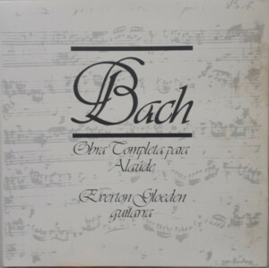 Everton Gloeden – Bach - Obra Completa Para Alaúde º