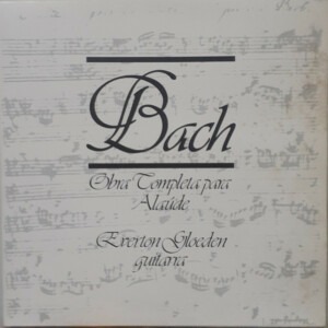 Everton Gloeden – Bach - Obra Completa Para Alaúde º