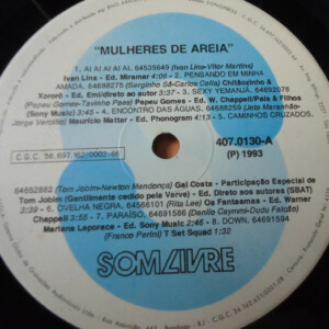 Mulheres de Areia - Trilha Sonora Original da Novela - 20% a 50% Off °