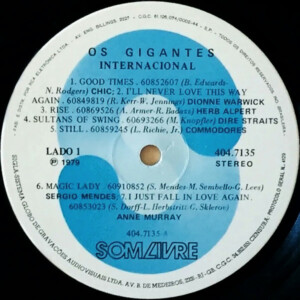 Os Gigantes - Trilha Sonora Internacional da Novela - 20% a 50% Off °
