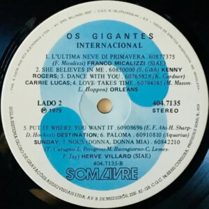 Os Gigantes - Trilha Sonora Internacional da Novela - 20% a 50% Off ° - Imagem 2