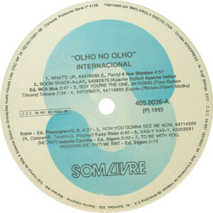 Olho no Olho - Trilha Sonora Internacional da Novela - 20% a 50% Off °