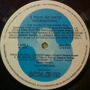 O Pulo do Gato - Trilha Sonora Internacional da novela - 20% a 50% Off °