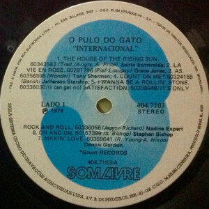 O Pulo do Gato - Trilha Sonora Internacional da novela - 20% a 50% Off °