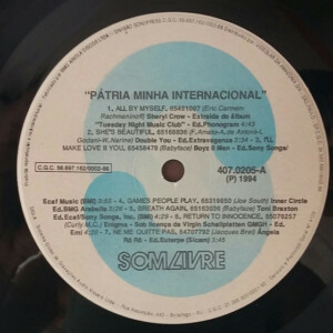 Pátria Minha - Trilha sonora internacional da novela - 20% a 50% Off °