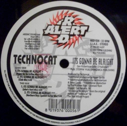 Technocat – It's Gonna Be Alright º