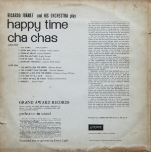 vinil Ricardo Juarez And His Orchestra – Happy Time Cha-Chas °