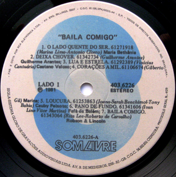 Baila Comigo - Trilha Sonora Original da Novela - 20% a 50% Off °