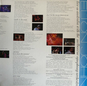 Elton John With The Melbourne Symphony Orchestra