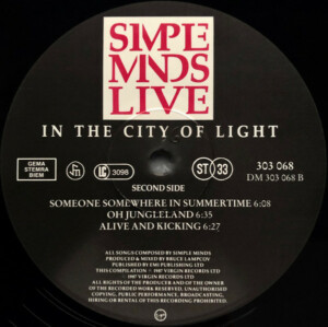 Simple Minds – Live In The City Of Light - Duplo (Importado) ° - Imagem 4