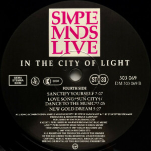 Simple Minds – Live In The City Of Light - Duplo (Importado) ° - Imagem 6