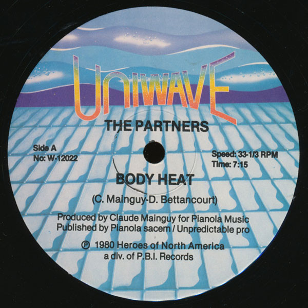 The Partners – Body Heat / Good Lovin' (Born To Be) º