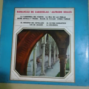 Romanza de Zarzuelas Alfredo Kraus Tenor Orquesta de Concierto de Madrid °